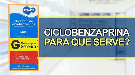 Para Que Serve Cloridrato De Ciclobenzaprina Bula Simples YouTube