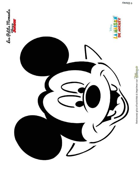 Mickey Mouse Pumpkin Stencil Printable