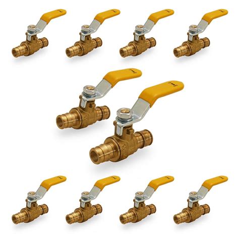 The Plumber S Choice Heavy Duty Brass Full Port PEX Ball Valve With 1 2