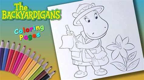 Free Printable Tasha Coloring Pages The Backyardigans Ready For Download