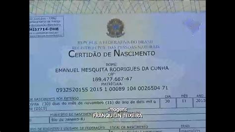 Beb S Cariocas V O Ter Cpf Registrado Em Certid O De Nascimento