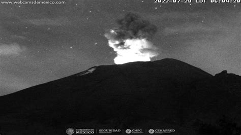 Emite Popocatépetl 82 exhalaciones de baja intensidad