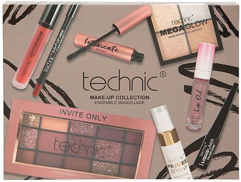 Technic Cosmetics Makeup Collection Set Con 8 Productos Makeup Es