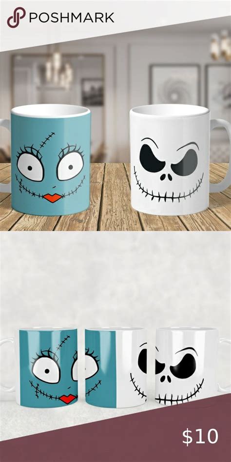 11oz 15oz The Nightmare Before Christmas Coffee Mug Jack And Sally