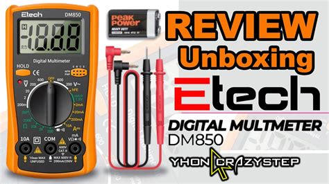 Digital Multimeter Multitester E Tech Dm Unboxing Review Youtube