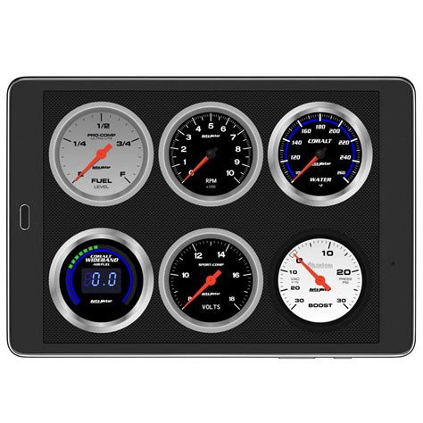 Autometer Dashlink II OBDII Digital Gauges 6036 229 26 Pure