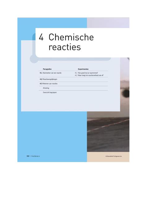 Chemie Overal H Scheikunde Studeersnel