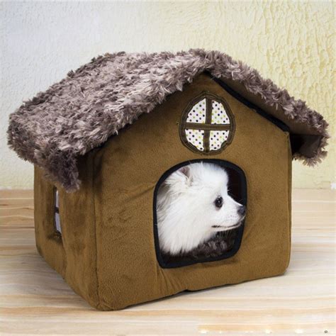 Cute Small Pet Cat Dog Bed Tent House Kennels For Small Dog