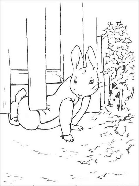 Coloriage Pierre Lapin Pour les Enfants télécharger et imprimer