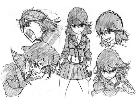 Concept Ryuko Matoi Kill La Kill Kill La Kill Kill La Kill Art Character Design