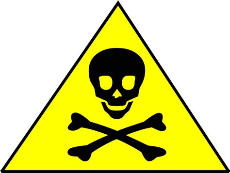 Toxic Chemical Hazard Sign 1000x800 Png Clipart Download