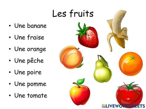 Les Fruits 859315 Valeriya Ivanova Liveworksheets