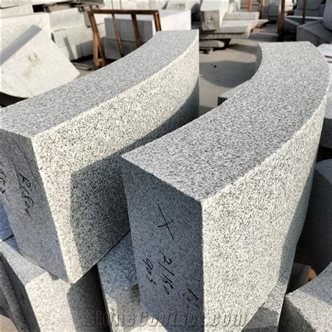 Padang White New G Granite Curved Kerbstone Curbstone From China