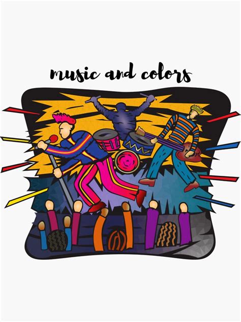 Music And Colors Sticker For Sale By Fati Butterfly Redbubble