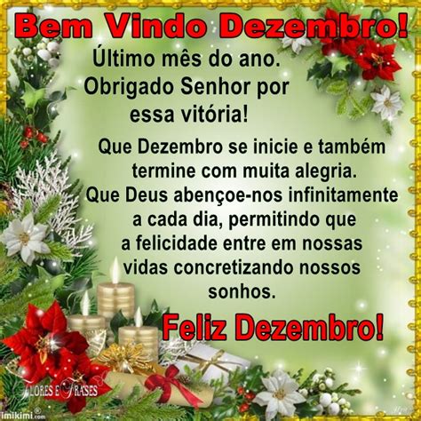 Flores E Frases Bem Vindo Dezembro