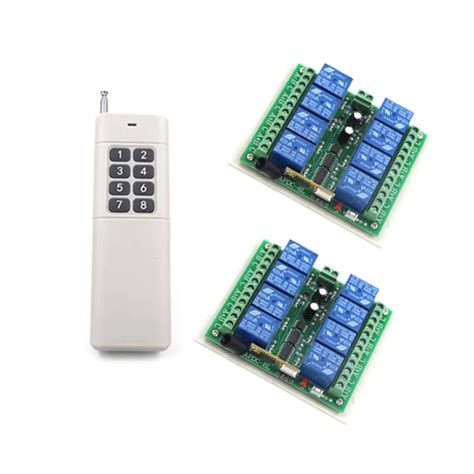 Long Range Dc V Ch Radio Controller Rf Wireless Remote Control Switch