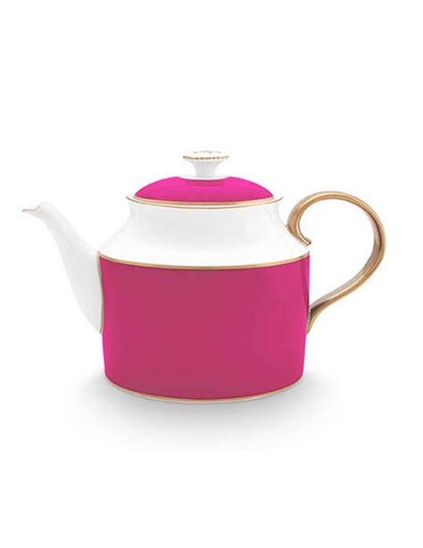 Pip Studio Chique Theepot Groot Goud Roze ANDERKADO