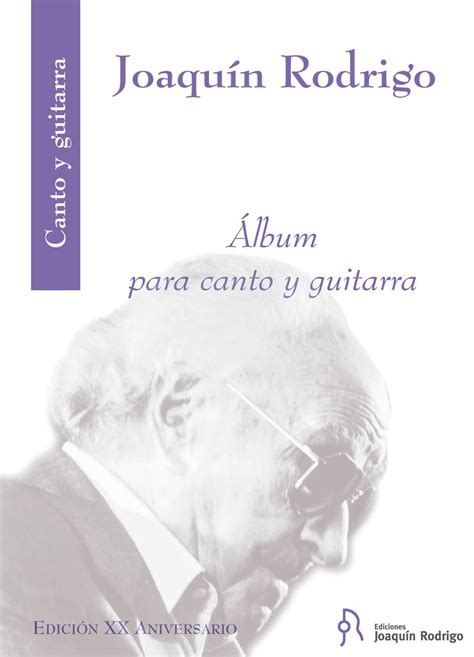 Álbum para canto y guitarra Joaquín Rodrigo Tienda online Comprar