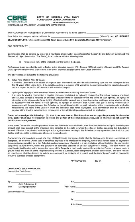 36 Free Commission Agreements (Sales, Real Estate, Contractor)