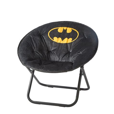 Buy Idea Nuova Batman Folding Lounge And Gaming Saucer Chair Polyester