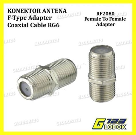 Jual Konektor I Sambungan Jack F Drat Cp F C Cctv Kabel Antena Tv