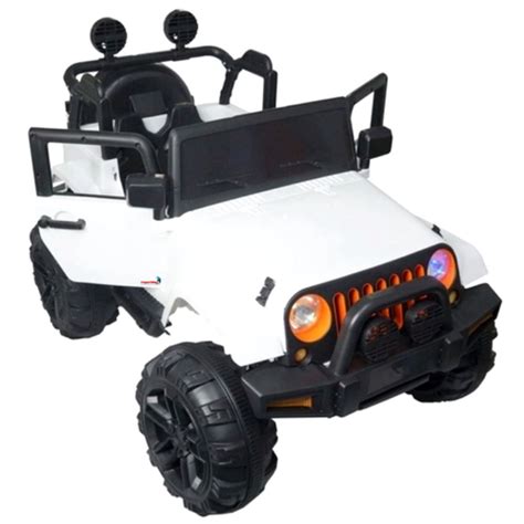 Mini Carro Jeep El Trico Infantil Recarreg Vel V Controle Remoto