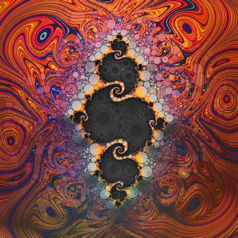 "The Eye of Julia", a tribute to fractalist Gaston Julia and the Mandelbrot set, beautifully