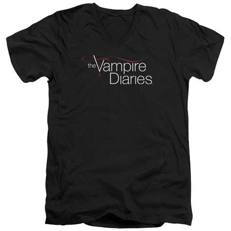 Vampire Diaries Tvd Logo Mens V Neck Shirt