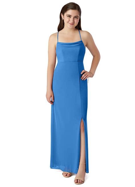 Blue Jay Azazie Emerald Jbd Junior Bridesmaid Dresses Azazie