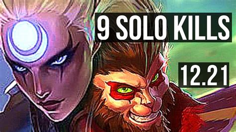 Diana Vs Wukong Mid 4 1m Mastery 9 Solo Kills 1000 Games