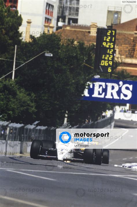 Jonathan Palmer Tyrrell Dg Ford Leads Satoru Nakajima Lotus T