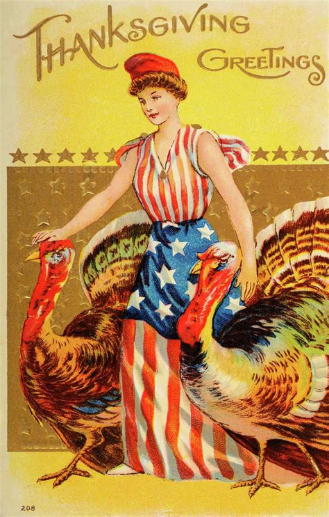 18 vintage Thanksgiving cards