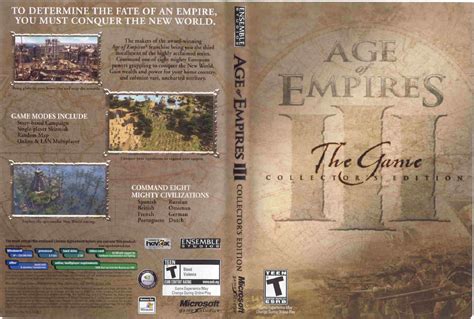 Age Of Empires Iii Collectors Edition Game Cover