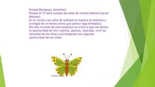 Proyecto De Lectura Mariposas Amarillas Ppt