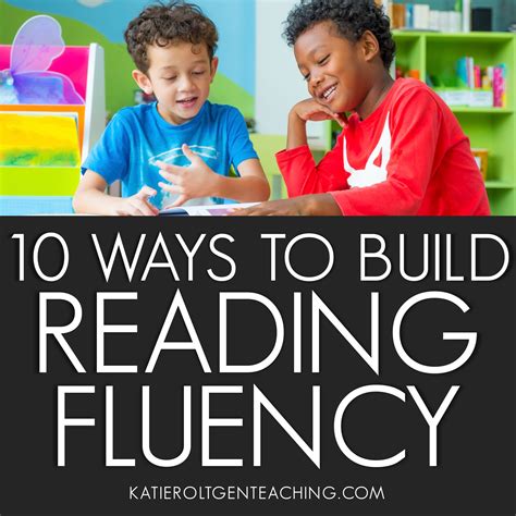 10 Easy Ways to Build Fluent Readers in Kindergarten - Katie Roltgen