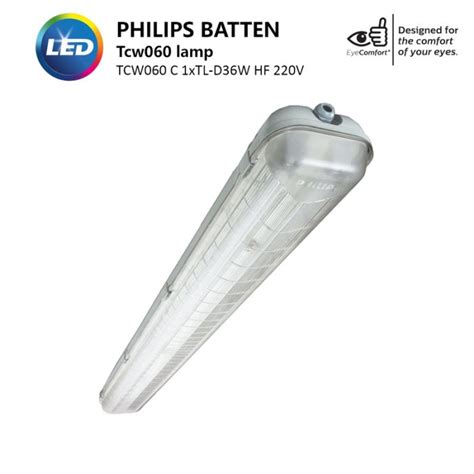 Jual PHILIPS Kap Lampu Weatherproof TCW060 C 1xTL D36W HF 220V Shopee