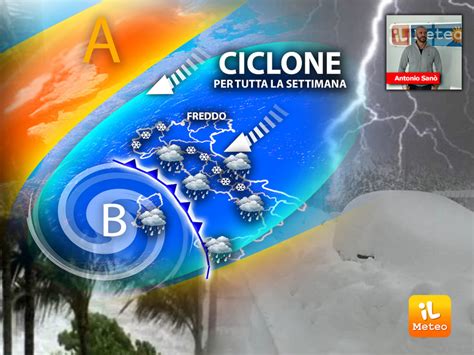 Meteo Settimana Con Ciclone Invernale Vento Pioggia E Neve In