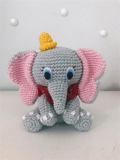 Dumbo Amigurumi Loja Mundo Vitória Elo7 Produtos Especiais