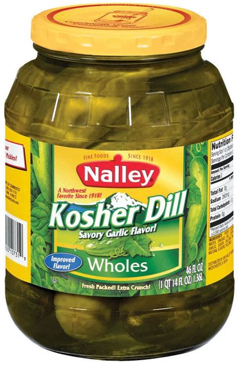 Nalley Kosher Dill Wholes Pickles Reviews