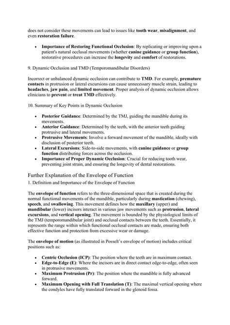 Dental Occlusion | DS3102 - Clinical Dentistry 1 - JCU | Thinkswap