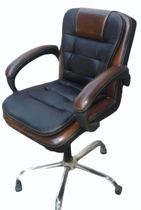 High Back Revolving Office Chair Black And Brown At Rs In New Delhi