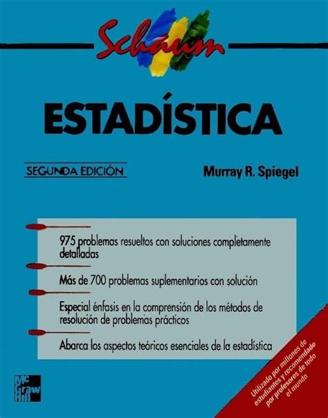 PDF Descargar Estadística Schaum Murray R Spiegel 2da Edición