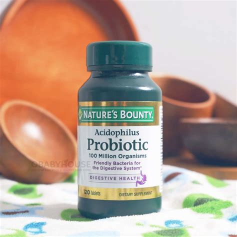 Natures Bounty Acidophilus Probiotic 120 Tablets Obabyhouse