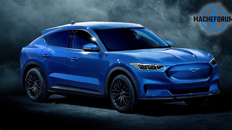 Ford Mustang-inspired electric crossover SUV rendered