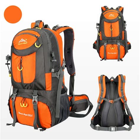 Aoujea 50L Hiking Backpack, Waterproof Camping Bag, Outdoor Lightweight ...