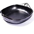 Amazon Ancient Cookware Clay Square Roasting Chamba Pan Medium