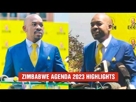 HIGHLIGHTS CHAMISA S ZIMBABWE AGENDA 2023 ADDRESS AUDIO THOUGHTS