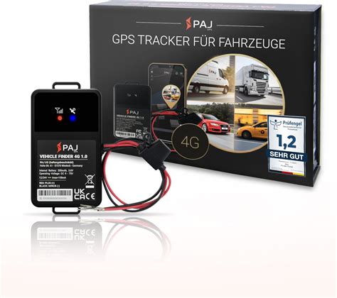 Paj Gps Allround Finder 4g Gps Tracker Etwa 20 Tage Akkulaufzeit Live Ortung Peilsender Für Auto