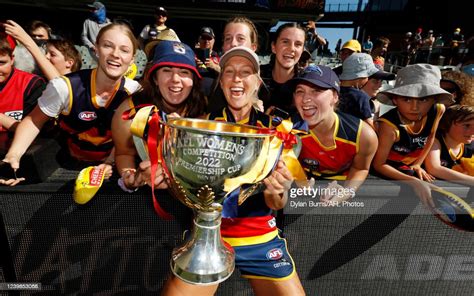 Marijana Rajcic Of The Crows Celebrates During The 2022 Aflw Grand