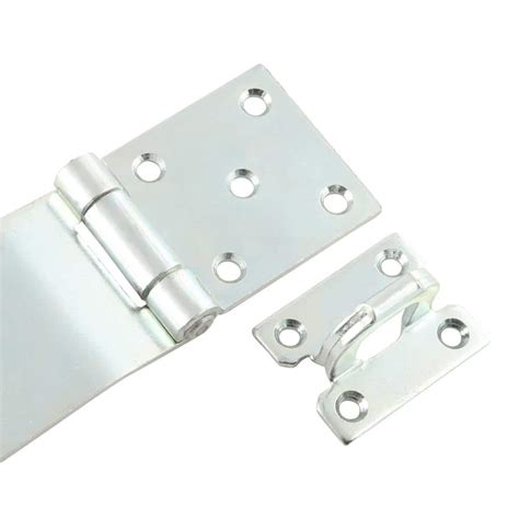 Hardware Essentials 7 In Heavy Duty Fixed Staple Safety Hasp 1 Pack 8519050 The Home Depot